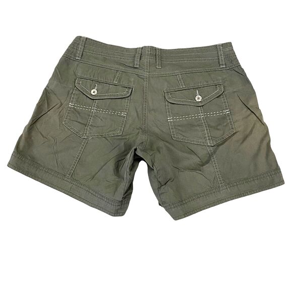 Kuhl Kontra Shorts Women's Size 6 Sage Button Flap Pockets Hiking Shorts - Picture 12 of 16